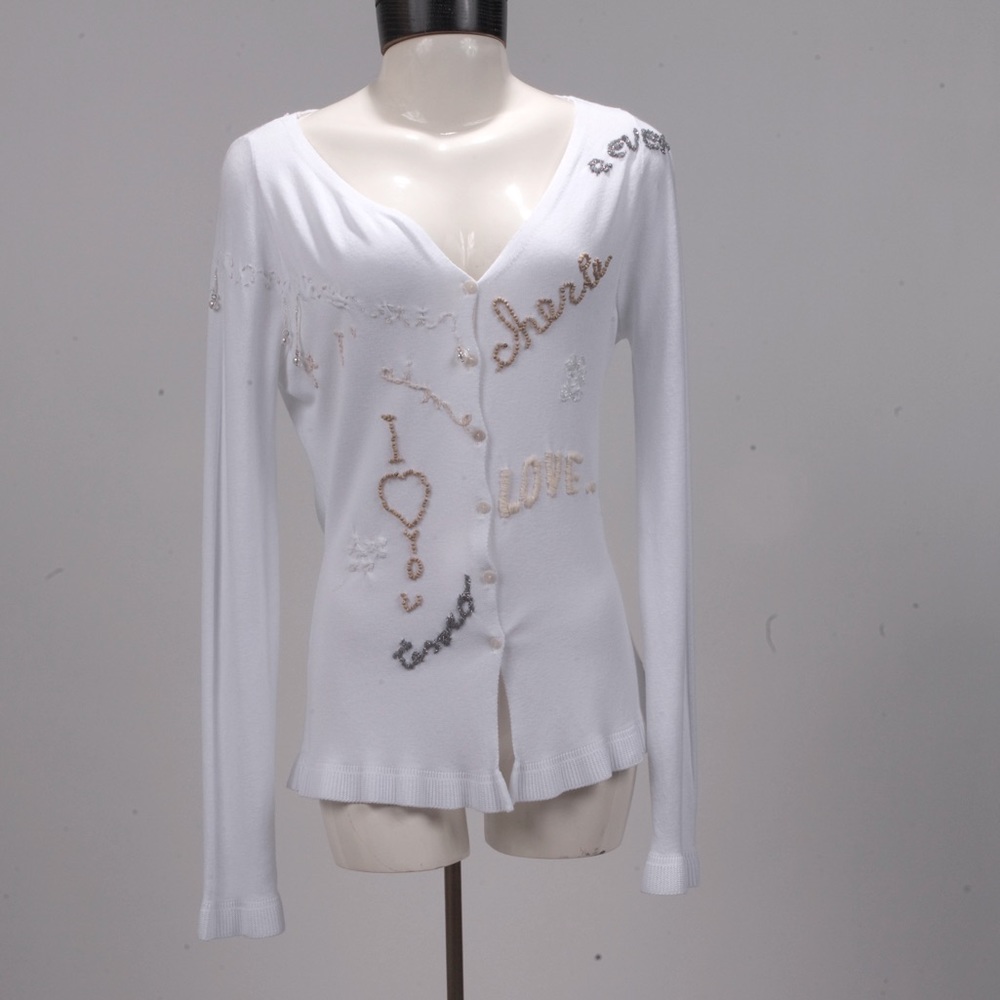 Simona BARBIERI for Twin-set knit cardigan set